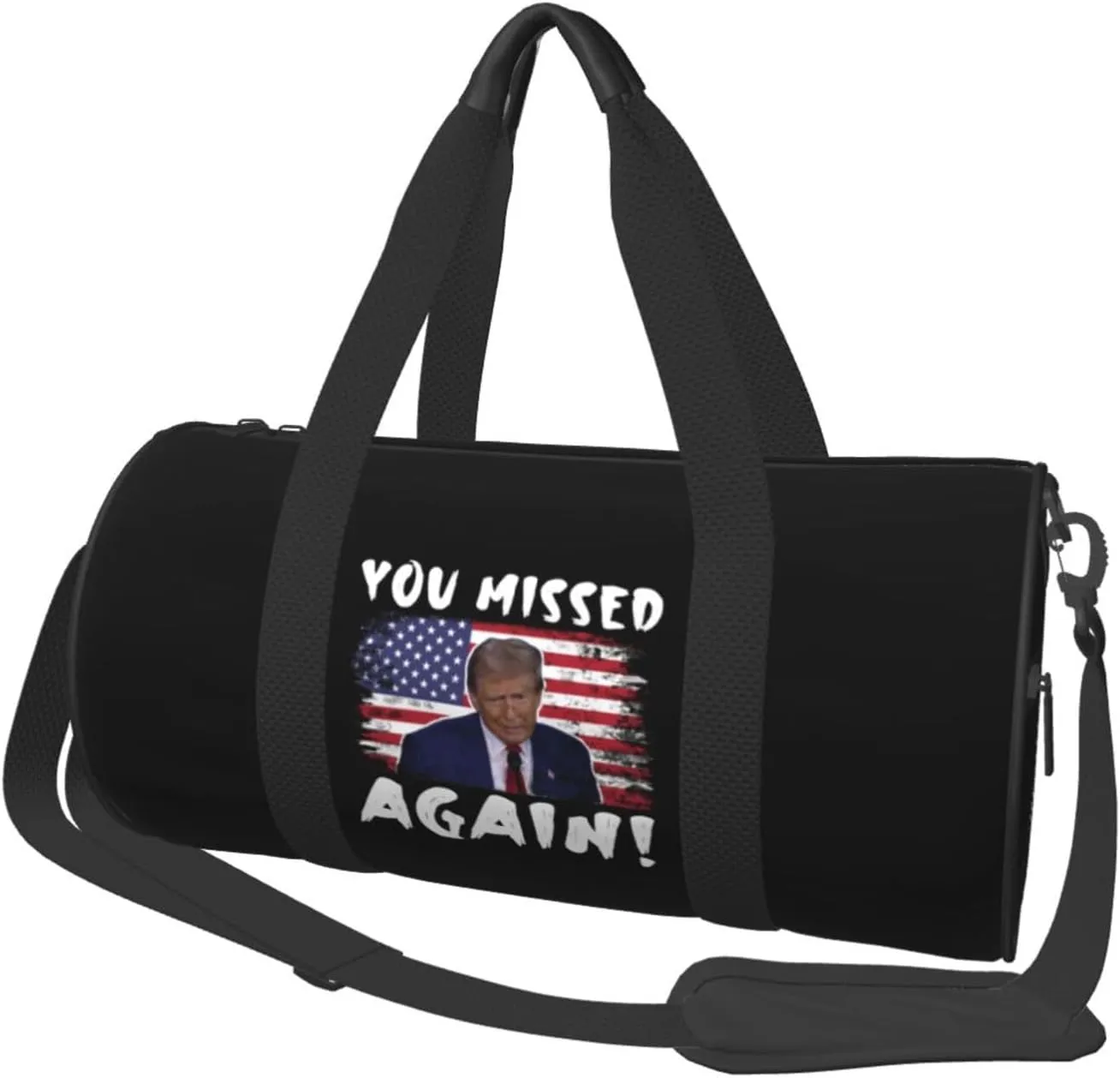You Missed Again Duffel Bag Gym Bag Travel Sports Tote Large Foldable Beach Swim Yoga8
