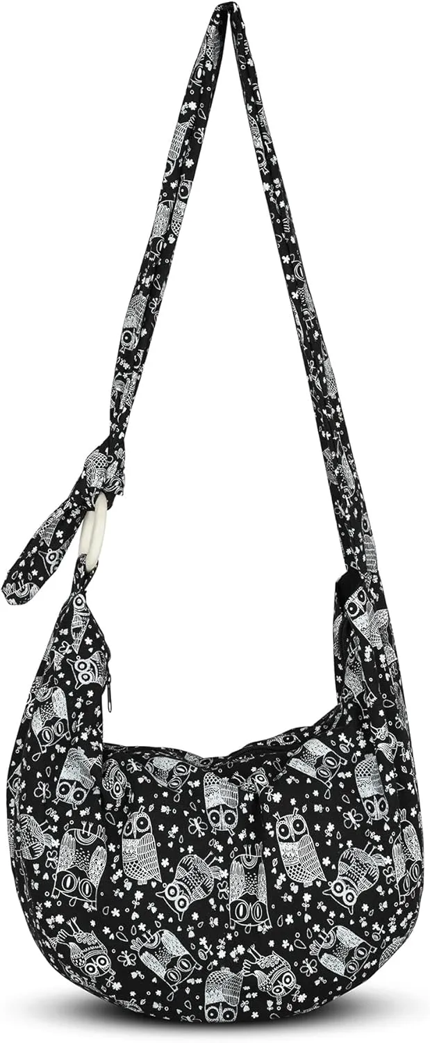 YOUR COZY Women's Crossbody Handbags Hippie bag Hobo Bags for Women Shoulder Sling Bag Hippie Tote Bag Hippie Purse