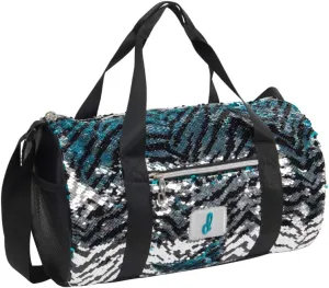 Zebra Sequin Duffel