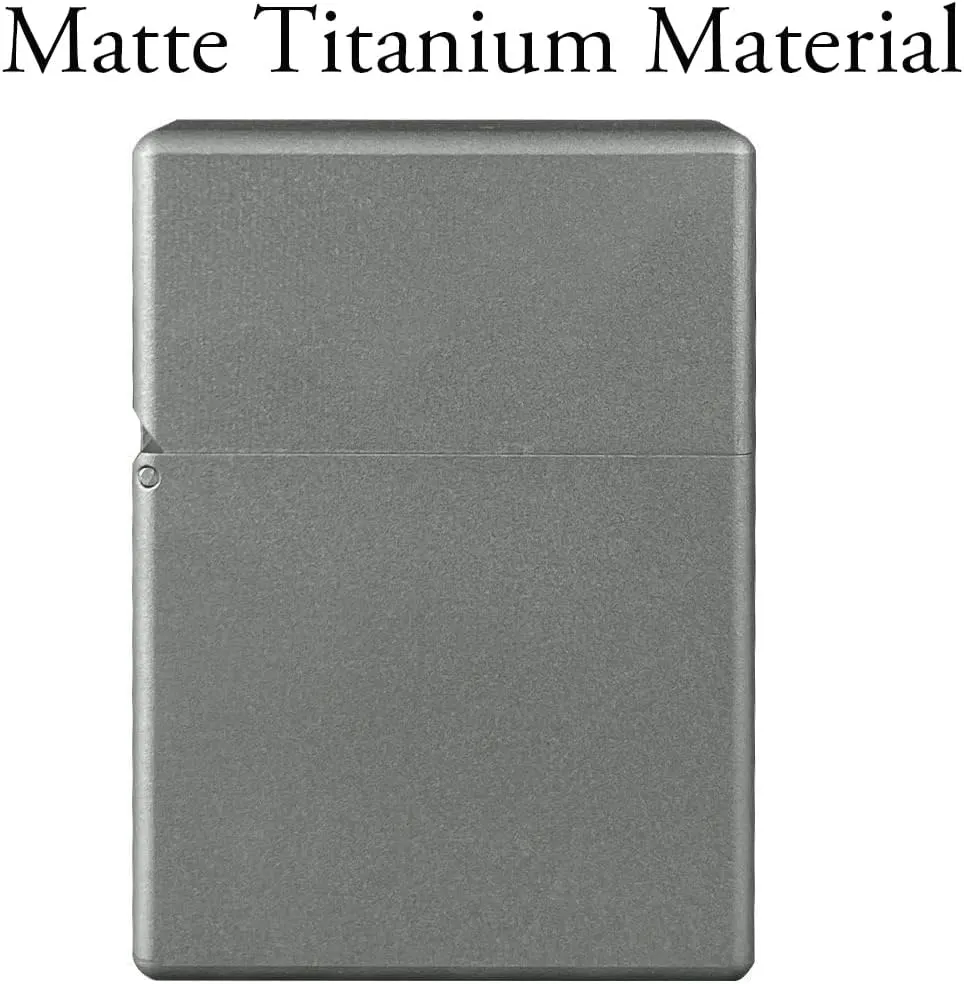 ZORRO Limited Edition Titanium Kerosene Lighter – Square Head, Waterproof and Windproof Armor Shell, Thickened Design A
